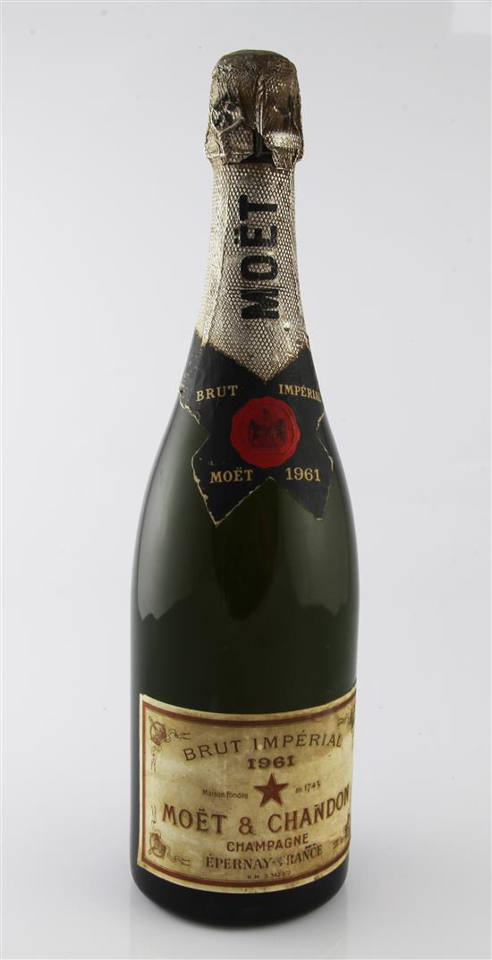 One bottle of Moet & Chandon Brut Imperial, 1961.